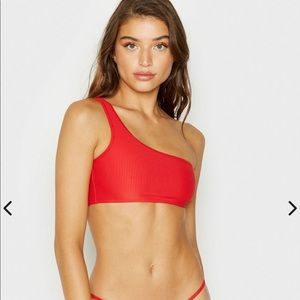 Frankies one shoulder bikini top!